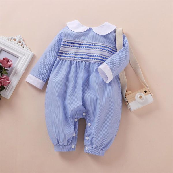 fashion autumn newborn infant baby girls winter striped printed peter pan collar long sleeve costume romper jumpsuit clothes#p4, Blue
fashion autumn newborn infant baby girls winter striped printed peter pan collar long sleeve costume romper jumpsuit clothes#p4, Blue