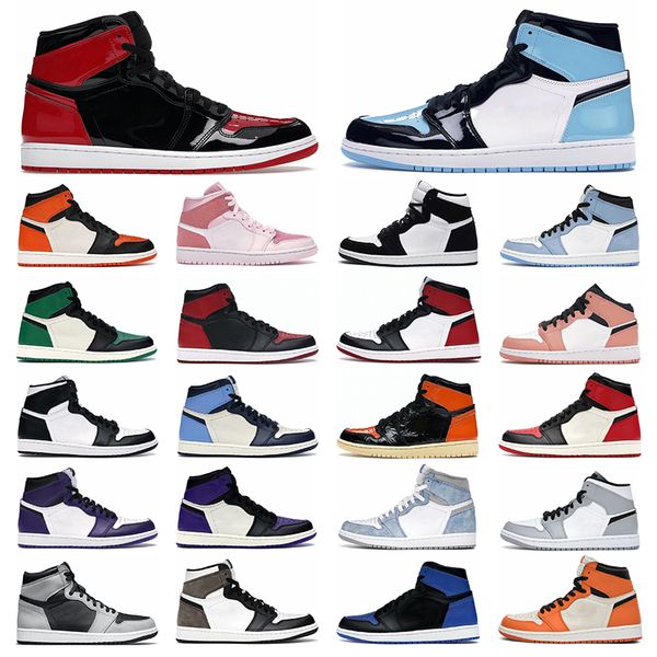 2023 basketball shoes jumpman 1s unc patent bred chicago obsidian panda mid 1 digital pink mens trainers sport sneakers
2023 basketball shoes jumpman 1s unc patent bred chicago obsidian panda mid 1 digital pink mens trainers sport sneakers