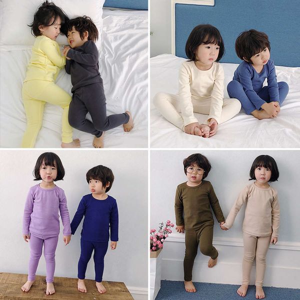 2020 autumn winter new cotton round neck children's underwear set baby pajamas men's and women's home wear, Blue;red
2020 autumn winter new cotton round neck children's underwear set baby pajamas men's and women's home wear, Blue;red