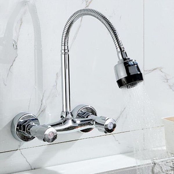 wall mounted kitchen faucet wall kitchen mixers sink tap 360 degree swivel flexible hose double holes1
wall mounted kitchen faucet wall kitchen mixers sink tap 360 degree swivel flexible hose double holes1