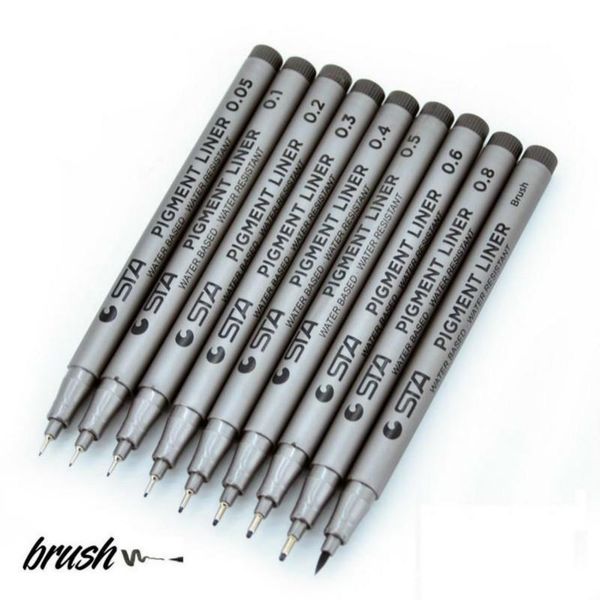 pigment liner pigma micron ink marker pen water based art fineliner drawing painting school office stationery supplie 04301 h wmtbcb, Black;red
pigment liner pigma micron ink marker pen water based art fineliner drawing painting school office stationery supplie 04301 h wmtbcb, Black;red