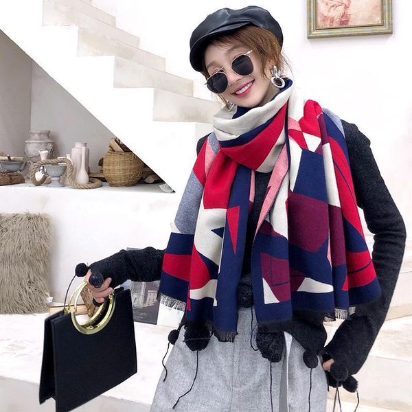 scarves high quantity cashmere winter scarf for women printed thick warm blanket shawls lady wraps foulard bufanda1, Blue;gray
scarves high quantity cashmere winter scarf for women printed thick warm blanket shawls lady wraps foulard bufanda1, Blue;gray