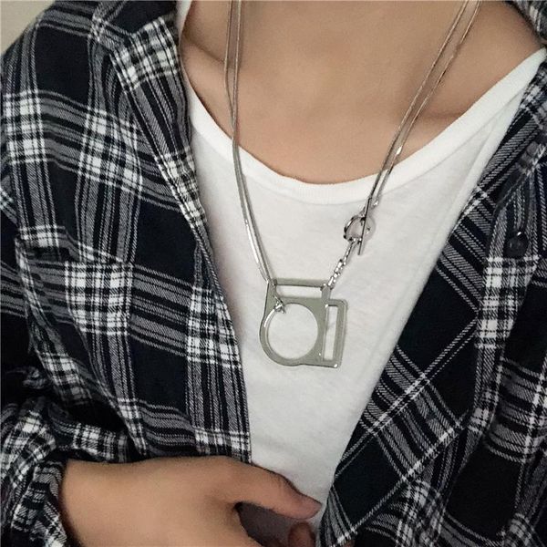 fashion cold wind irregular retro future minimalist modeling multilateral necklace tide temperament street beat neck chain hot, Silver
fashion cold wind irregular retro future minimalist modeling multilateral necklace tide temperament street beat neck chain hot, Silver