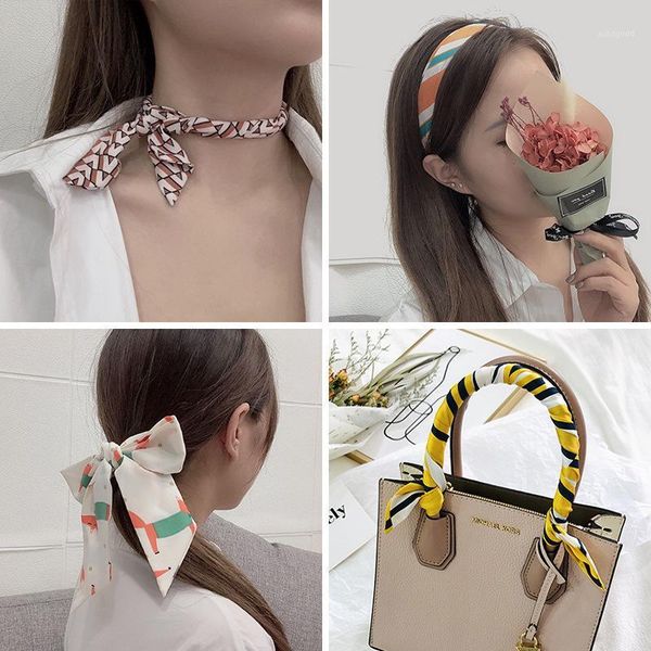 scarves 40 colors silk small women fashion scarf hair bag handle decoration tie multifunction hand ribbon 5*90cm est1, Blue;gray
scarves 40 colors silk small women fashion scarf hair bag handle decoration tie multifunction hand ribbon 5*90cm est1, Blue;gray