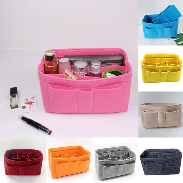 storage bags 1pc felt fabric multifunction cosmetic bag pouch makeup container purse insert handbag home organizer
storage bags 1pc felt fabric multifunction cosmetic bag pouch makeup container purse insert handbag home organizer