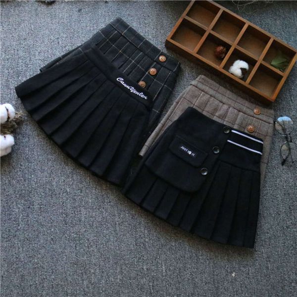winter 2020 new versatile girl's autumn a-line pleated skirt, Blue
winter 2020 new versatile girl's autumn a-line pleated skirt, Blue