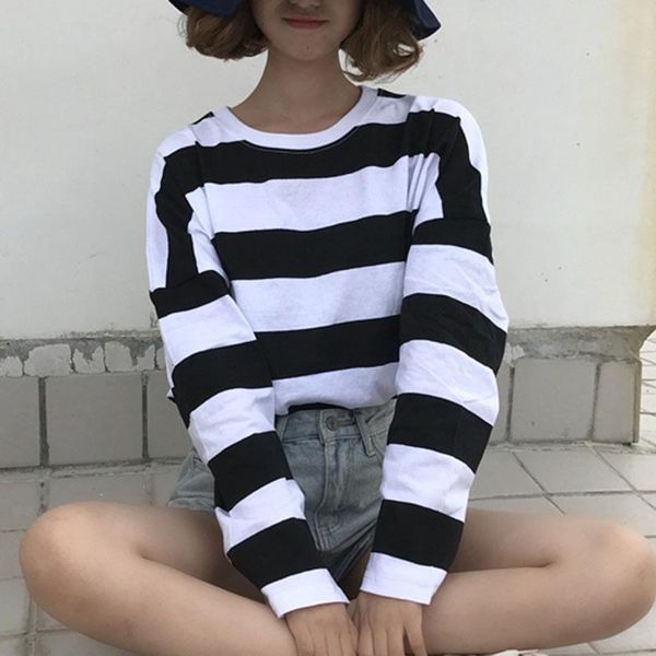 spring women t-shirt stripe printed casual long sleeve tees ladies tee drop shipping good quality, White
spring women t-shirt stripe printed casual long sleeve tees ladies tee drop shipping good quality, White