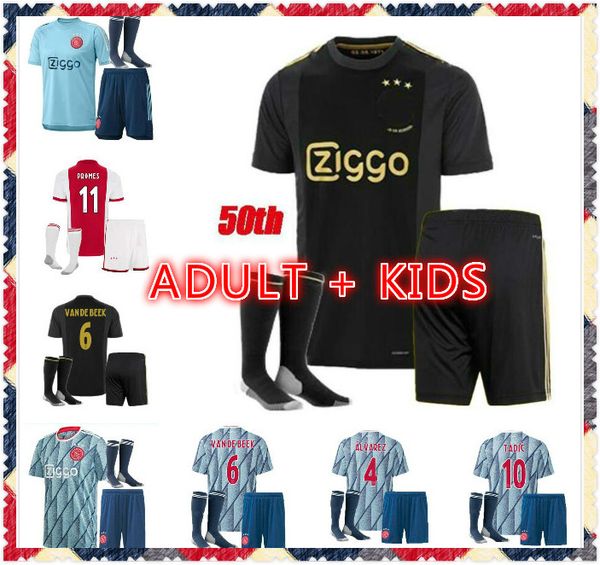 20 21 ajax amsterdam fc soccer jersey 2020 2021 promes alvarez tadic neres ziyech van beek men + kids football shirt uniforms maillot away, Black
20 21 ajax amsterdam fc soccer jersey 2020 2021 promes alvarez tadic neres ziyech van beek men + kids football shirt uniforms maillot away, Black
