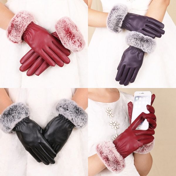 women touch screen glove autumn winter lady pure color keep warm plush fashion pu leather rex rabbit fur gloves 11yz j2, Blue;gray
women touch screen glove autumn winter lady pure color keep warm plush fashion pu leather rex rabbit fur gloves 11yz j2, Blue;gray