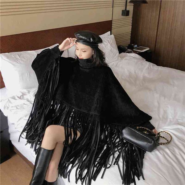 women's jackets autumn winter womens plus size overcoat fashion clothing batwing sleeve suede tassel cloak fall jacket for women sa065s, Black;brown
women's jackets autumn winter womens plus size overcoat fashion clothing batwing sleeve suede tassel cloak fall jacket for women sa065s, Black;brown