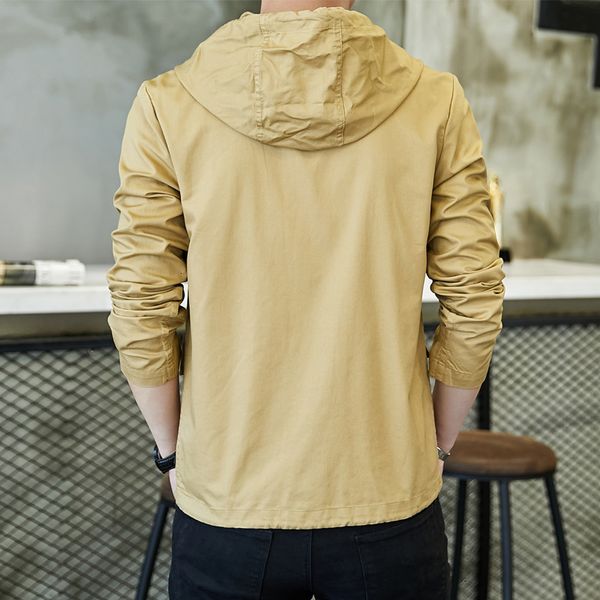 2021 new mens with hoodie windbreaker man from classic men mode 100% cotton jacket autumn coats masculine size m-5xl j5g4, Black;brown
2021 new mens with hoodie windbreaker man from classic men mode 100% cotton jacket autumn coats masculine size m-5xl j5g4, Black;brown
