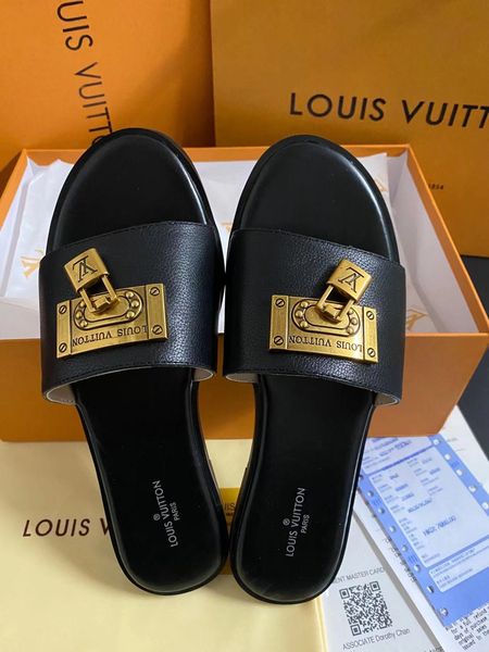 2021 men's and women's sandals casual slippers, summer beach slide designer classic slippers with box wholesale ing, Black
2021 men's and women's sandals casual slippers, summer beach slide designer classic slippers with box wholesale ing, Black