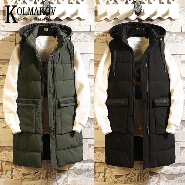 kolmakov long vest for men in autumn and winter slim and thicken medium length hooded solid coat male jacket size s-3xl, Black;white
kolmakov long vest for men in autumn and winter slim and thicken medium length hooded solid coat male jacket size s-3xl, Black;white