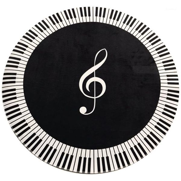 new carpet music symbol piano key black white round carpet non-slip home bedroom mat floor decoration1
new carpet music symbol piano key black white round carpet non-slip home bedroom mat floor decoration1