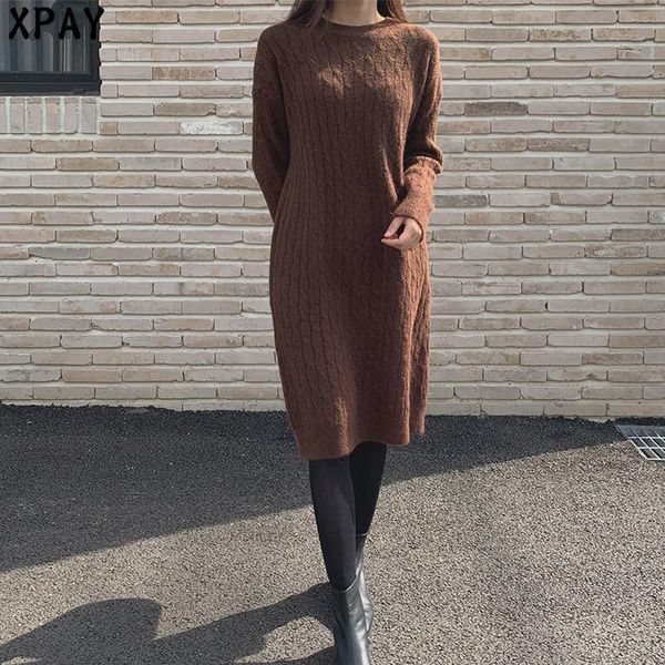 casual dresses one piece sweater dress women knit high elasticity twist midi female vintage slim office korean autumn winter 2021, Black;gray
casual dresses one piece sweater dress women knit high elasticity twist midi female vintage slim office korean autumn winter 2021, Black;gray