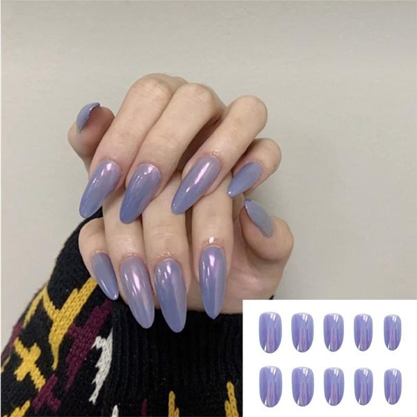 false nails 24 pcs blue reflective mirror wearable round head fake full cover nail tips manicure tool, Red;gold
false nails 24 pcs blue reflective mirror wearable round head fake full cover nail tips manicure tool, Red;gold