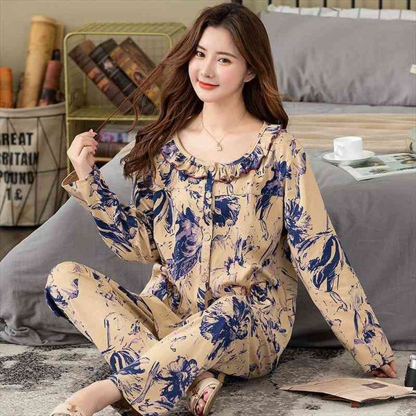 women cardigan round neck print nightwear suit autumn long sleeve princess pajamas casual homewear plus size -4xl pijamas mujer, Black;red
women cardigan round neck print nightwear suit autumn long sleeve princess pajamas casual homewear plus size -4xl pijamas mujer, Black;red