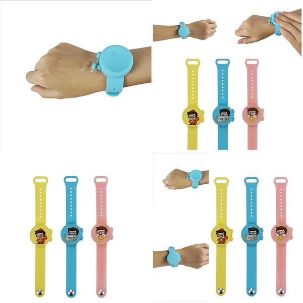 hand sanitizer wristbands wash silicone bracelets kids watch safe fashion portable mix colors food grade 15ak f2
hand sanitizer wristbands wash silicone bracelets kids watch safe fashion portable mix colors food grade 15ak f2