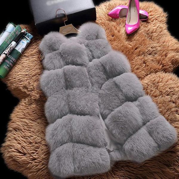 winter women faux fur coats new warm slim sleeveless faux fox fur vest casual jacket female elegant black white casaco
winter women faux fur coats new warm slim sleeveless faux fox fur vest casual jacket female elegant black white casaco