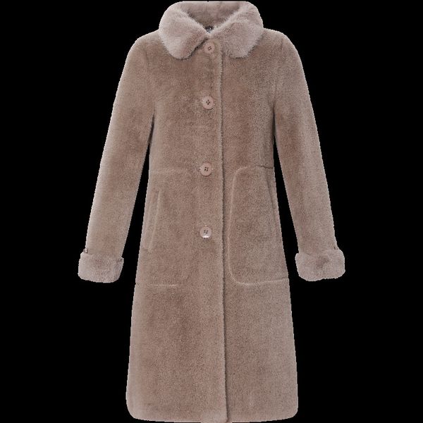 mfur one piece women's clothing new mink medium long woolen coat in winter 2020, Black
mfur one piece women's clothing new mink medium long woolen coat in winter 2020, Black