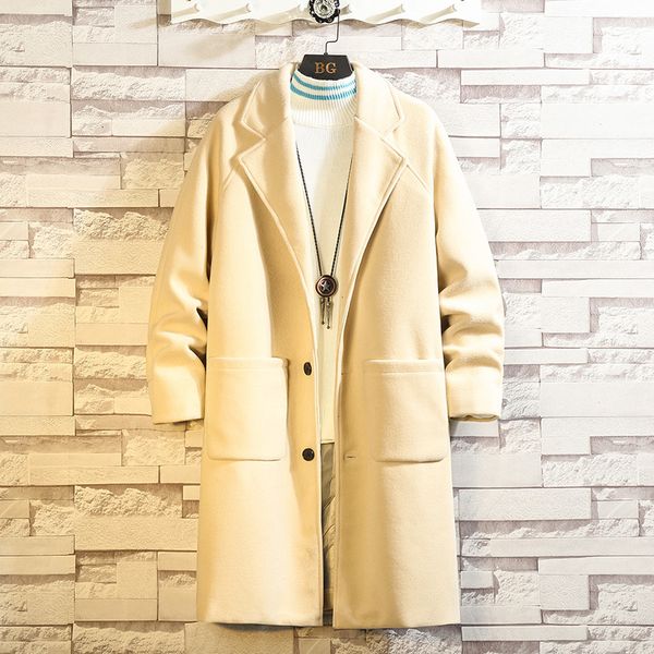 2021 new mixtures of wool trench black khaki male jacket windbreakers x-long fashion spring jackets vg0s
2021 new mixtures of wool trench black khaki male jacket windbreakers x-long fashion spring jackets vg0s