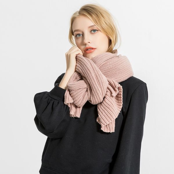 korean fashion knitted scarf pure color wool warm student couple scarf neck, Blue;gray
korean fashion knitted scarf pure color wool warm student couple scarf neck, Blue;gray