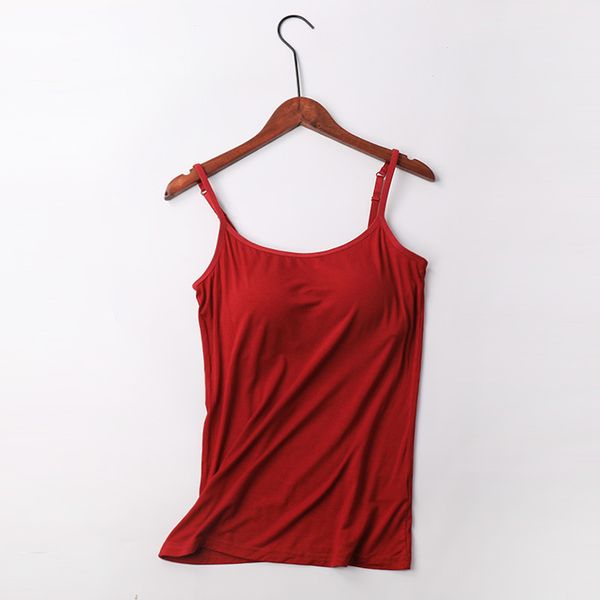 2021 new modal cami chest padded tank women's one-piece lingerie sleeveless basic vest underwear camisoles push up c946, Black;white
2021 new modal cami chest padded tank women's one-piece lingerie sleeveless basic vest underwear camisoles push up c946, Black;white