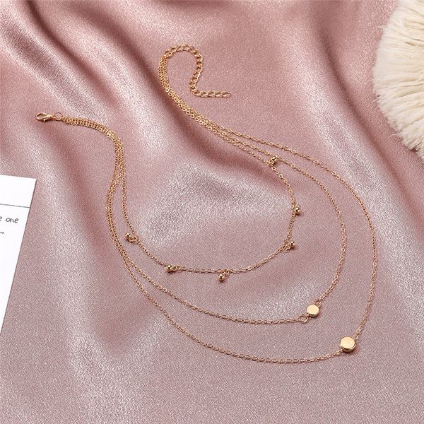 15pcs/lot european multi layer round pendant necklaces hip hop metal beads clavicle chain women alloy gold gift necklace jewelry, Silver
15pcs/lot european multi layer round pendant necklaces hip hop metal beads clavicle chain women alloy gold gift necklace jewelry, Silver