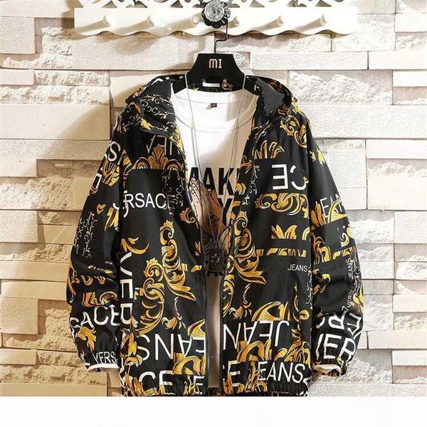 fashion brand spring autumn men casual streetwear floral hoodie jacket man waterproof clothes mens windbreaker coat male outwear, Black;brown
fashion brand spring autumn men casual streetwear floral hoodie jacket man waterproof clothes mens windbreaker coat male outwear, Black;brown