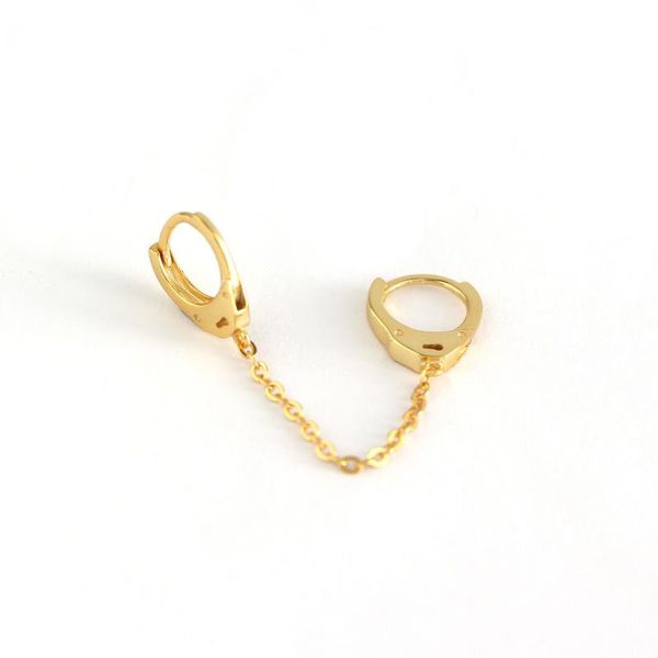 925 sterling silver earring fashion double ear hole lock chain tassel earring zircon c shape personality boy girl ear jewelry
925 sterling silver earring fashion double ear hole lock chain tassel earring zircon c shape personality boy girl ear jewelry