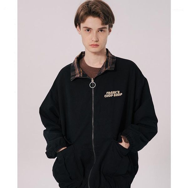 2020 new tied men jackets plaid both sides wear casual loose cargo coats mens hip hop streetwear bomber jackets korean spring1, Black;brown
2020 new tied men jackets plaid both sides wear casual loose cargo coats mens hip hop streetwear bomber jackets korean spring1, Black;brown
