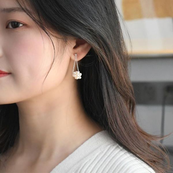 ashiqi natural freshwater pearls drop earrings for women 925 sterling silver jewelry gift handmade woven flower ball
ashiqi natural freshwater pearls drop earrings for women 925 sterling silver jewelry gift handmade woven flower ball