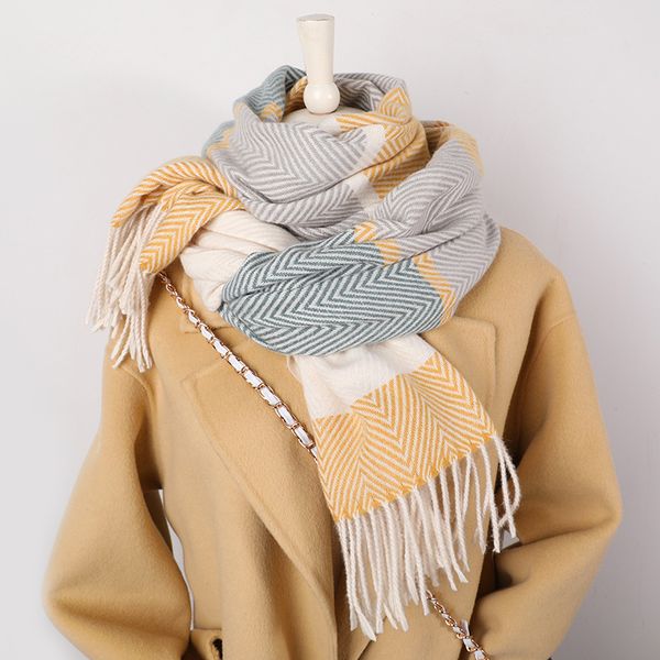 2020 striped new winter printed female scarf pashmina hijab xales involves warm cashmere scarves, Blue;gray
2020 striped new winter printed female scarf pashmina hijab xales involves warm cashmere scarves, Blue;gray