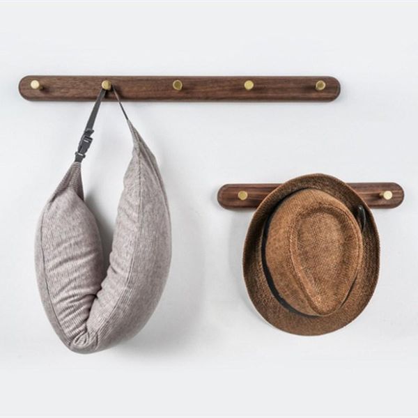 hooks & rails nordic wood coat hook brass wall hanging hole punching clothes creative porch door wooden rack 2/3/5
hooks & rails nordic wood coat hook brass wall hanging hole punching clothes creative porch door wooden rack 2/3/5