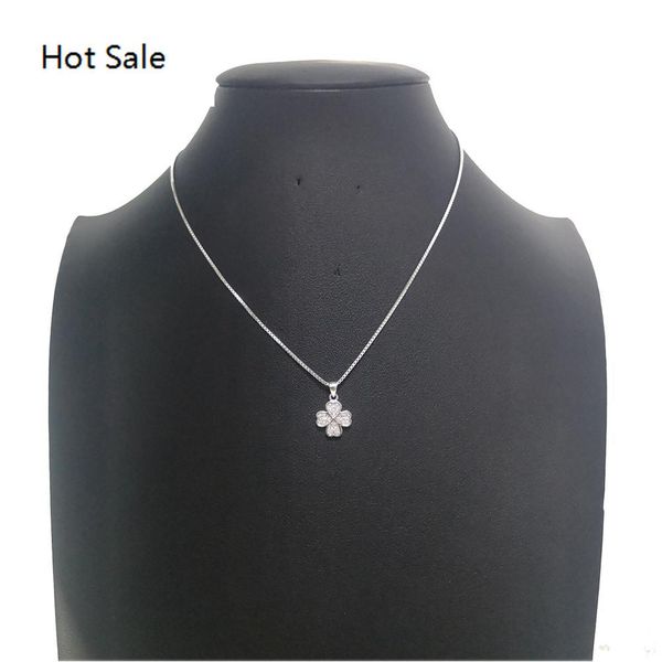 new women 925 sterling silver jewelry lady simple four-leaf clover shape pendant choker chain lucky necklace pendants
new women 925 sterling silver jewelry lady simple four-leaf clover shape pendant choker chain lucky necklace pendants
