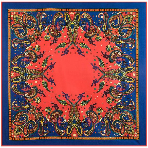 100cm 100% silk scarf for women retro bohemia paisley print square scarves hijab muslim headscarf lady foulard female bandana wmtaio, Black
100cm 100% silk scarf for women retro bohemia paisley print square scarves hijab muslim headscarf lady foulard female bandana wmtaio, Black