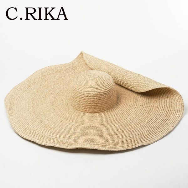 wide brim hats women fashion super large 26cm raffia beach sun protection straw hat lady girl outdoor oversized collapsible, Blue;gray
wide brim hats women fashion super large 26cm raffia beach sun protection straw hat lady girl outdoor oversized collapsible, Blue;gray