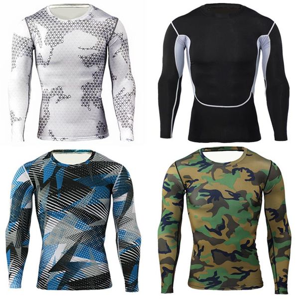 running jerseys men's compression sports camouflage long-sleeved shirt fitness 3d quick-drying t-shirt playing fitnes, Black;blue
running jerseys men's compression sports camouflage long-sleeved shirt fitness 3d quick-drying t-shirt playing fitnes, Black;blue