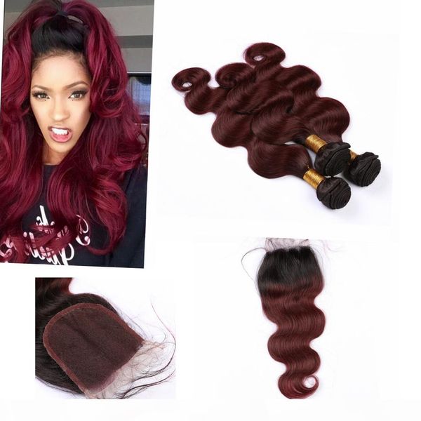 brazilian ombre virgin bundles with closure 4" * 4" dark root virgin ombre hair bundles with closure ombre #1b 99j color, Black;brown
brazilian ombre virgin bundles with closure 4" * 4" dark root virgin ombre hair bundles with closure ombre #1b 99j color, Black;brown
