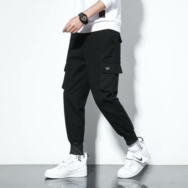 fashion brand personalized corset overalls hip hop multi pocket harem small foot casual men's pants, Black
fashion brand personalized corset overalls hip hop multi pocket harem small foot casual men's pants, Black