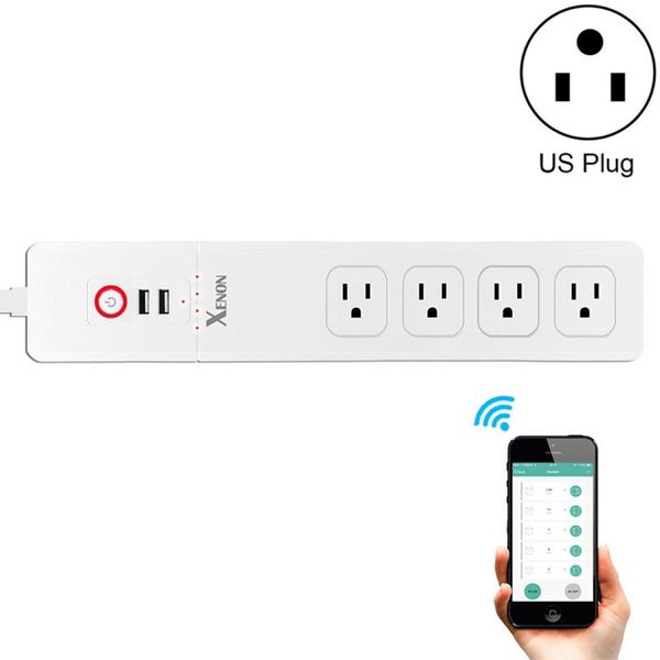 2 x usb ports 4 x us plug jack wifi remote control smart power socket works with alexa google home cable length 15m ac 110-240v us plug
2 x usb ports 4 x us plug jack wifi remote control smart power socket works with alexa google home cable length 15m ac 110-240v us plug