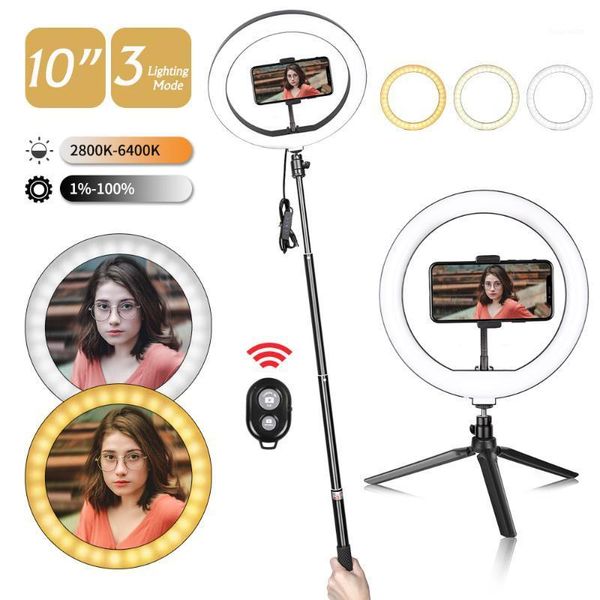 10inch led selfie ring light with tripod stand phone holder for makeup/live stream,ringlight for youtube video/pgraphy1
10inch led selfie ring light with tripod stand phone holder for makeup/live stream,ringlight for youtube video/pgraphy1