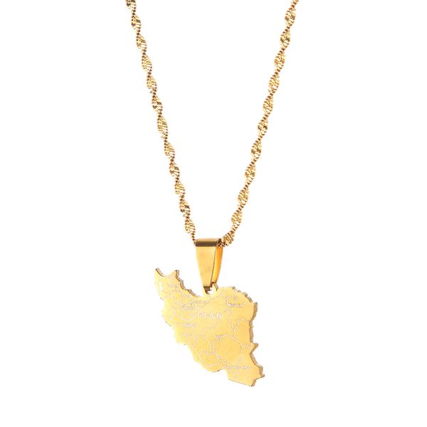 stainless steel iran map pendant necklace for women ethnic maps jewelry gift, Silver
stainless steel iran map pendant necklace for women ethnic maps jewelry gift, Silver