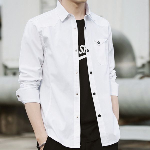 2021 new new spring men in long sleeves cotton men's shirt size 6xl classic fashion shirts 2gej, White;black
2021 new new spring men in long sleeves cotton men's shirt size 6xl classic fashion shirts 2gej, White;black