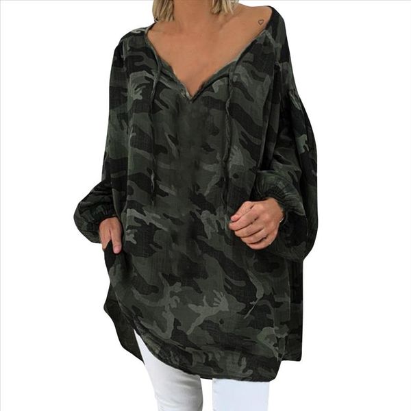 38 2020 womens shirt print plus size camouflage long sleeve v neck loose sleev pullover shirt casual fashion sexy, White
38 2020 womens shirt print plus size camouflage long sleeve v neck loose sleev pullover shirt casual fashion sexy, White