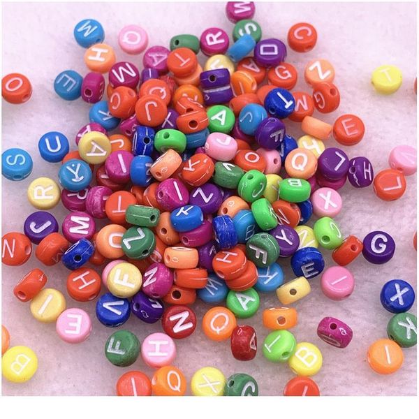 100pcs/lot 7x4mm multicolour round alphabet/ letter acrylic loose spacer beads for jewelry making diy bracelet acc jllzdd
100pcs/lot 7x4mm multicolour round alphabet/ letter acrylic loose spacer beads for jewelry making diy bracelet acc jllzdd