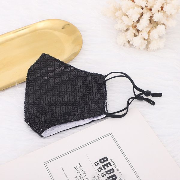 factory sequin fashion face cross-border spot personality glitter dust mask three layers of cotton belt fil
factory sequin fashion face cross-border spot personality glitter dust mask three layers of cotton belt fil