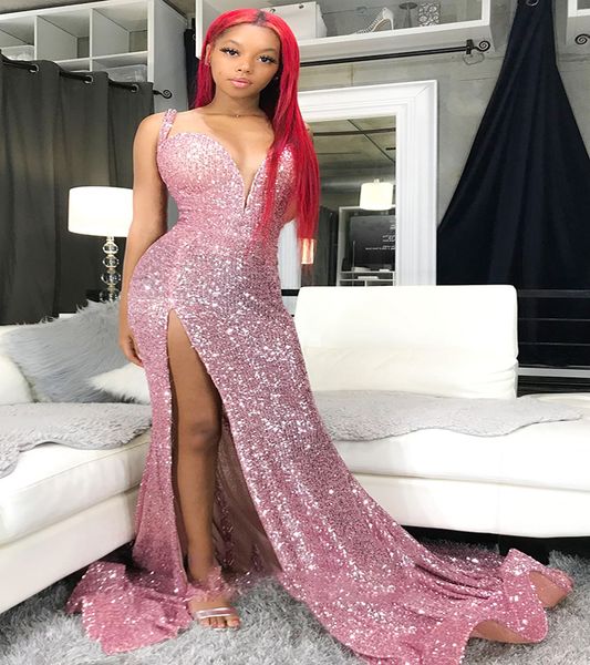 pink black girls prom dress with slit glitter sequined formal evening dresses 2022 v neck mermaid dance party gowns for women african specia
pink black girls prom dress with slit glitter sequined formal evening dresses 2022 v neck mermaid dance party gowns for women african specia
