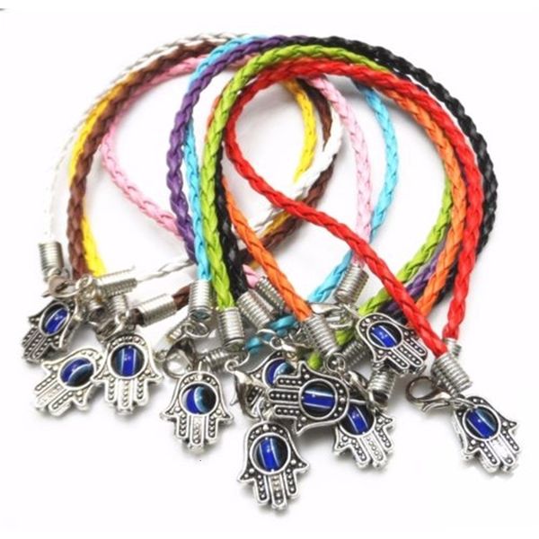 factoryl6x3mixed evil hand hamsa eye 30pcs string wholesale bracelets lucky charms leather diy
factoryl6x3mixed evil hand hamsa eye 30pcs string wholesale bracelets lucky charms leather diy