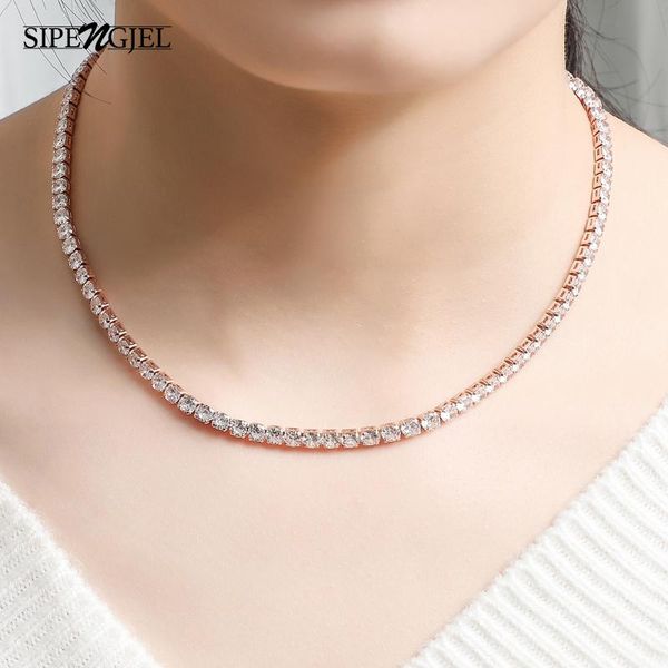мода cubic zircon 4mm теннисное ожерелье белый cz теннисные цепи ожерелье для женщин змеиные украшения, Silver
мода cubic zircon 4mm теннисное ожерелье белый cz теннисные цепи ожерелье для женщин змеиные украшения, Silver